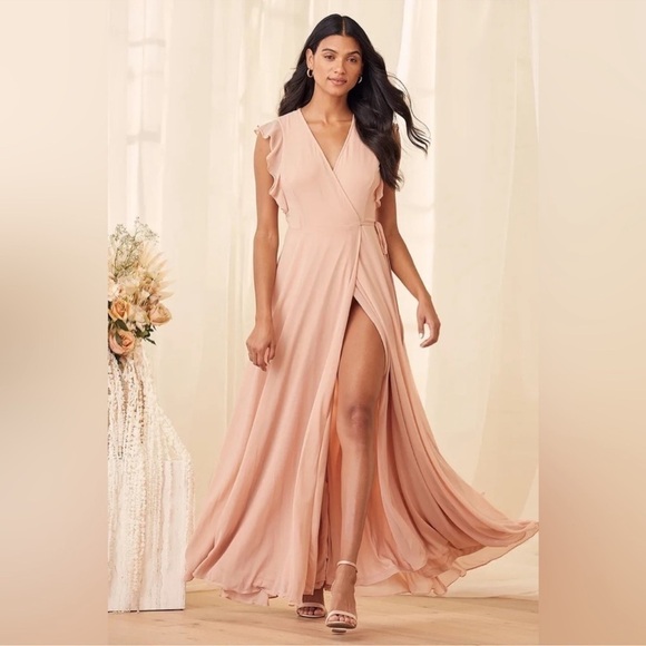 Lulus Crescendo Dreamy Wrap Dress - Picture 1 of 5